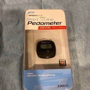 New NWT Sportline Step counting pedometer digital accuracy